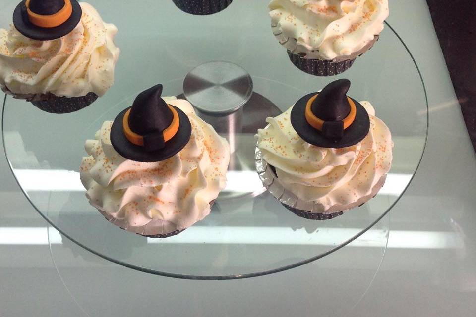 Cup cakes halloween.