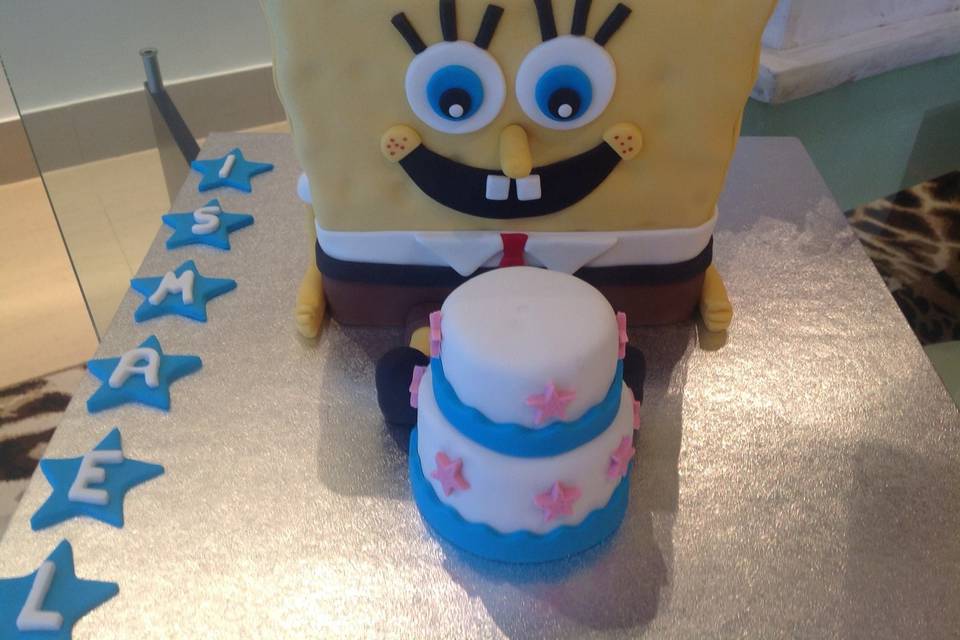 Tarta bob esponja