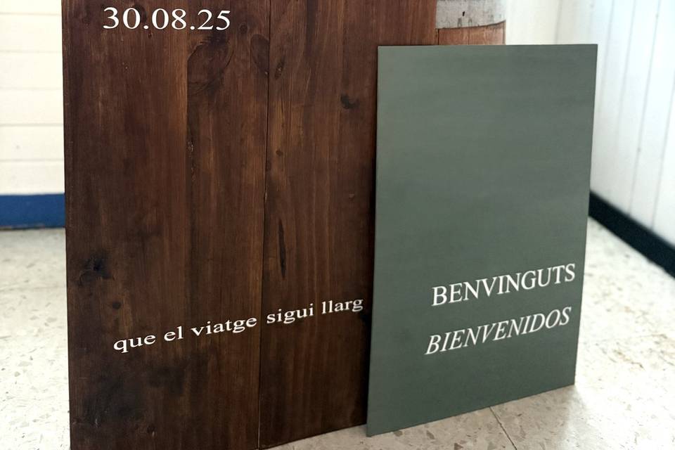 Carteles Bievenida