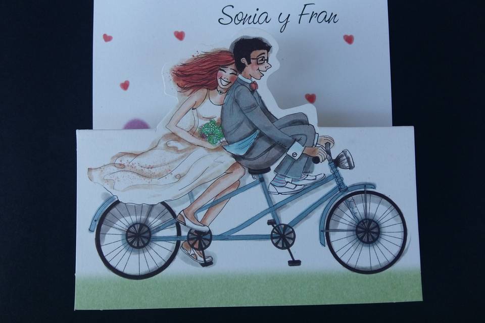 Invitación bicicleta