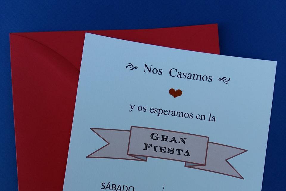 Invitación fiesta