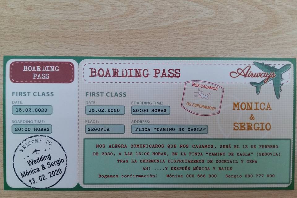 Boarding pass