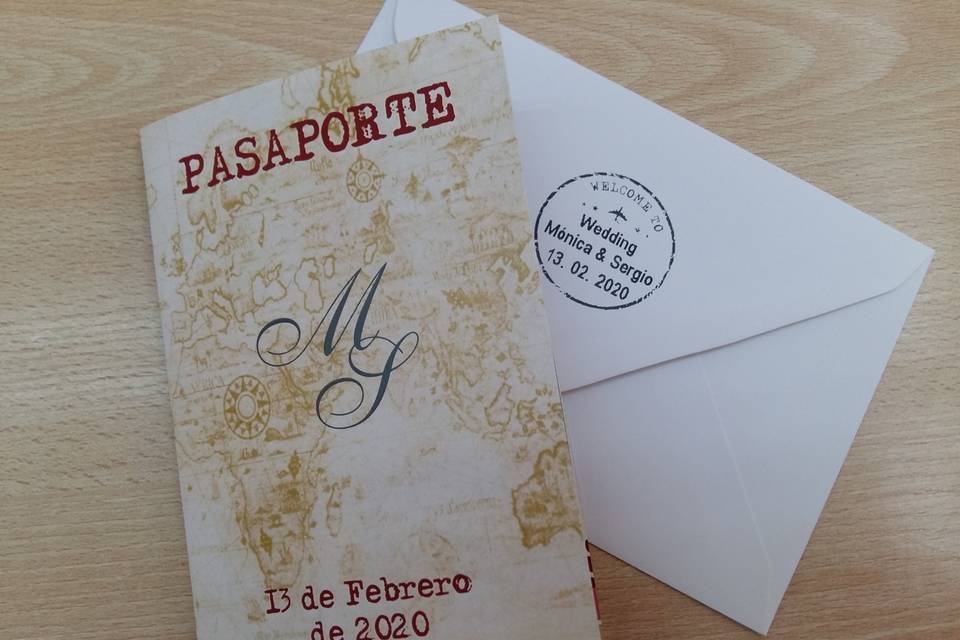 Invitación pasaporte