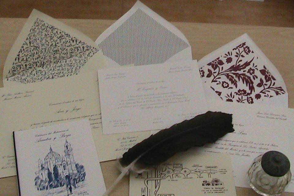 Invitaciones de boda Dulcinea