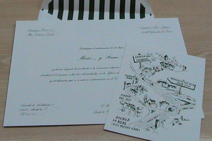 Invitaciones de boda Dulcinea