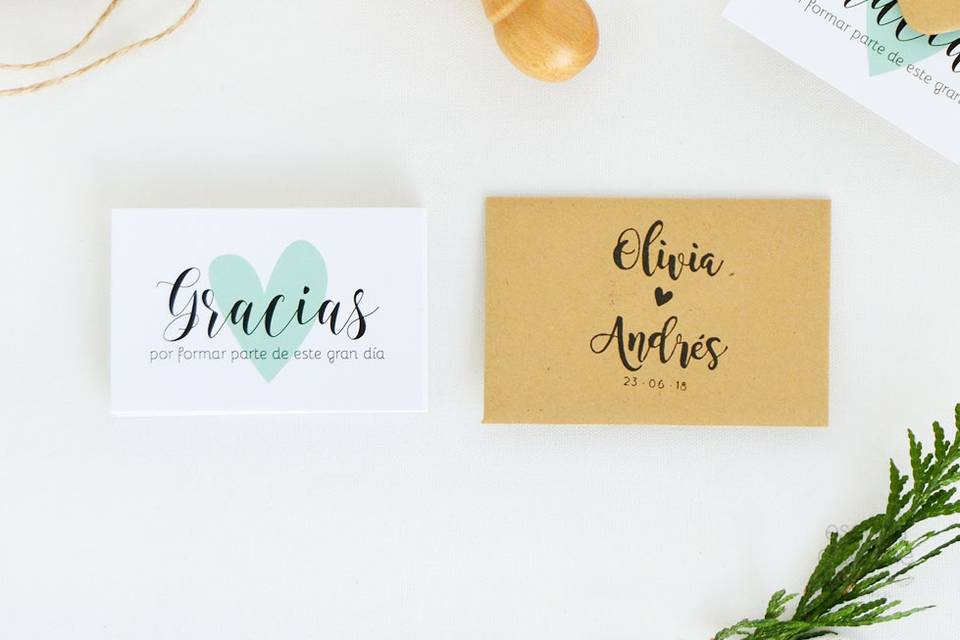 Sello personalizado Lettering