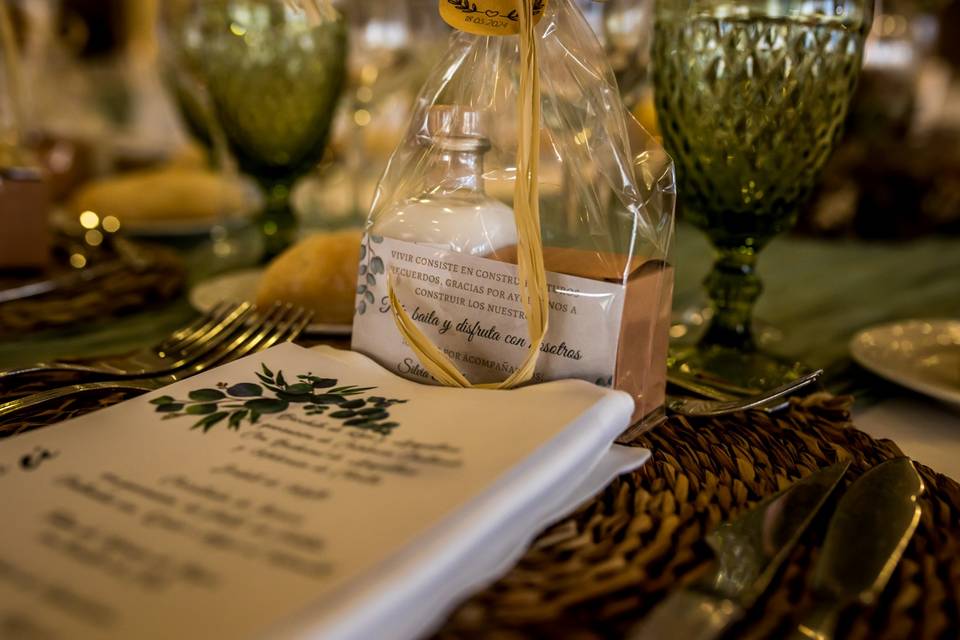 Detalle Boda Licor con Chupito