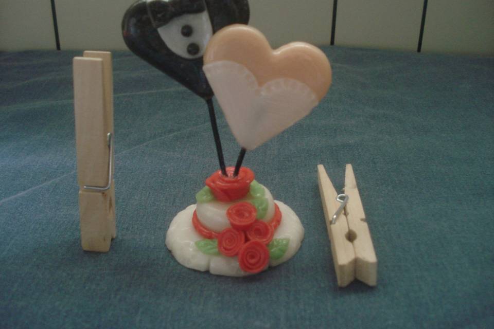 Mini tarta con corazones