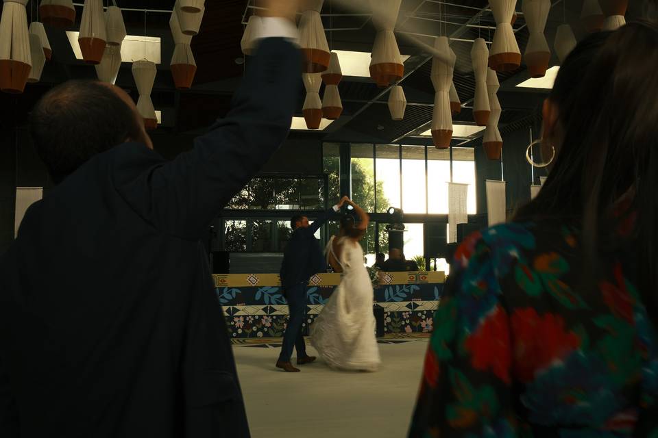 Boda entrada novios