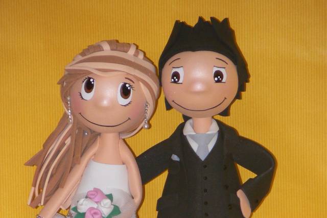 Pareja de novios personalizada
