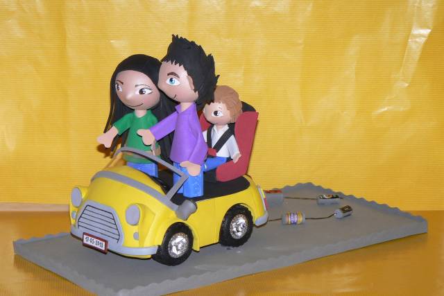 Novios y coche informales
