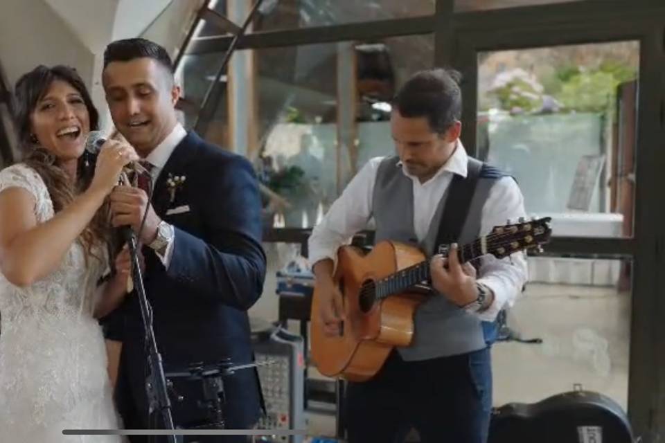 Los novios protagonistas