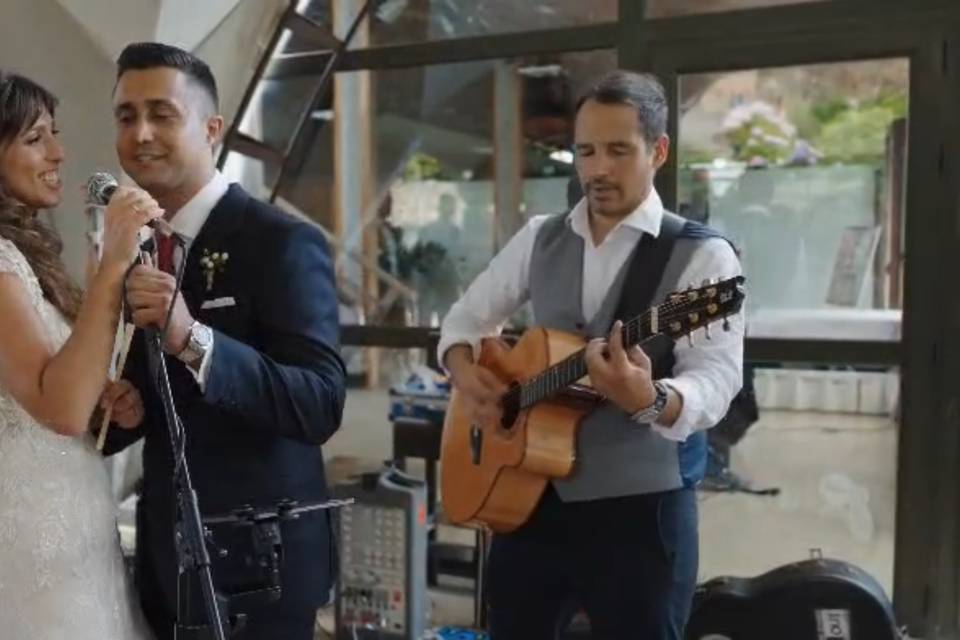 Los novios protagonistas