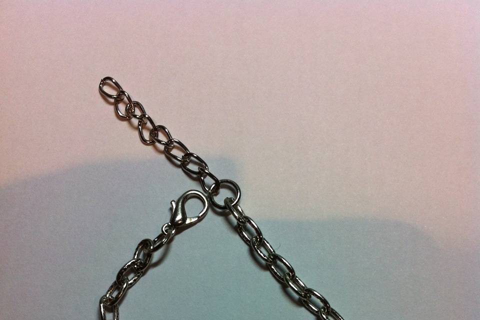 Pulsera de lágrimas de plata