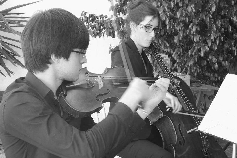 Violinista y chelista