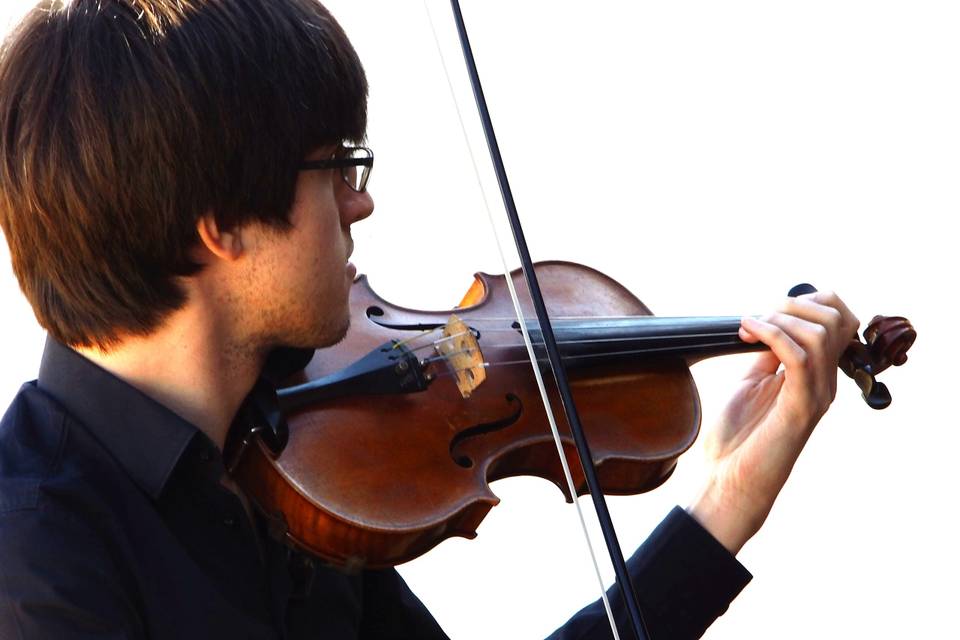 Uno de sus violinistas