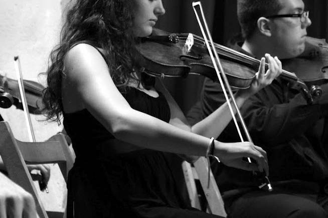 Una de sus violinistas