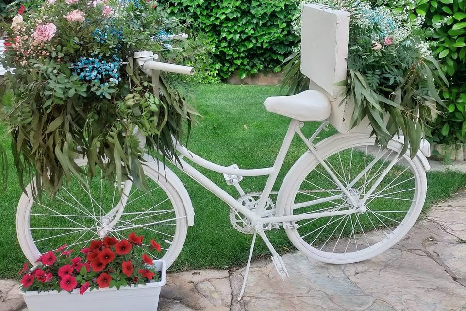 Bicicleta floral