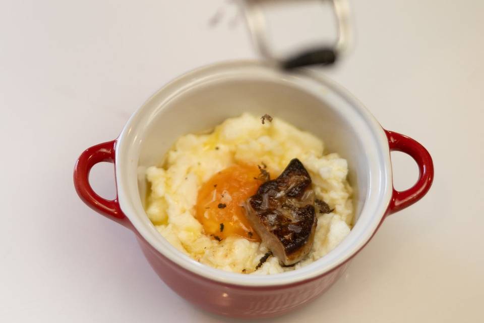 Huevos con foie
