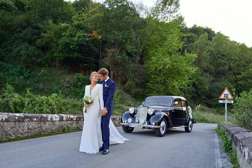 Coches clásicos para bodas