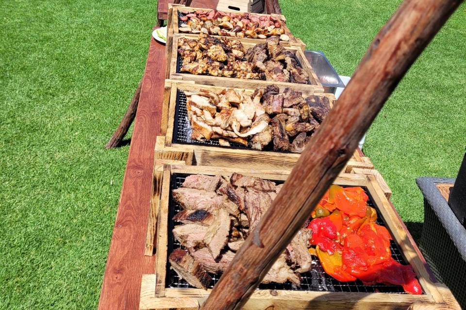 Barbacoa buffet