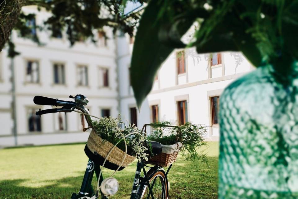 DECORACIÓN BAUTIZO BICICLETA