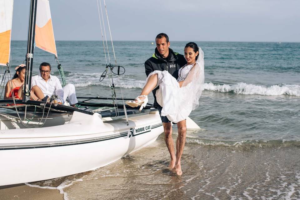 Ceremonia en la playa