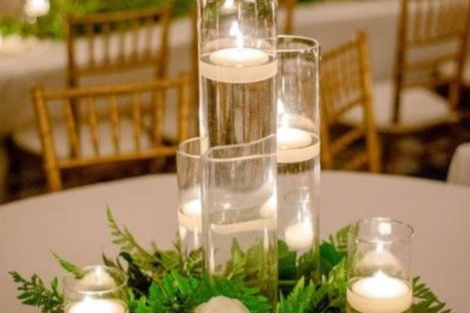 Decoración con velas