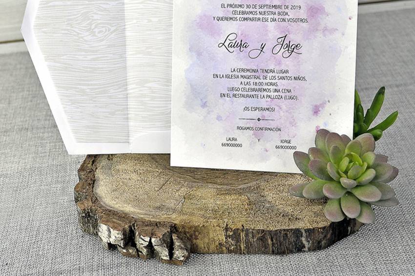 Invitación de boda