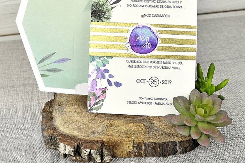 Invitación de boda