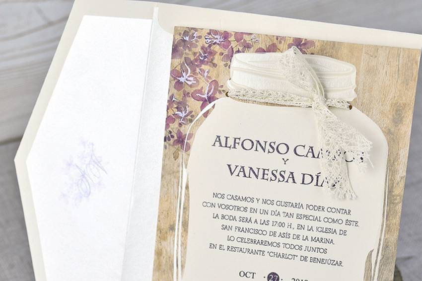 Invitación de boda