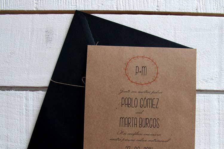 Invitación de boda