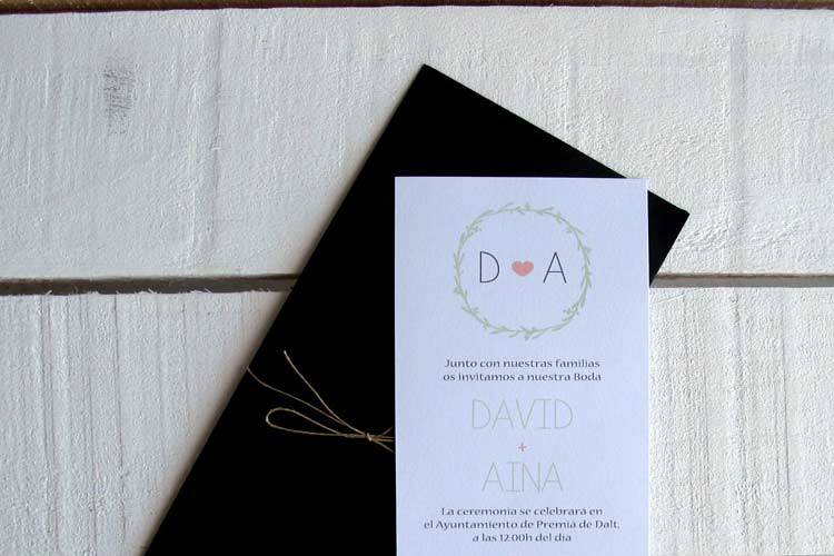 Invitación de boda