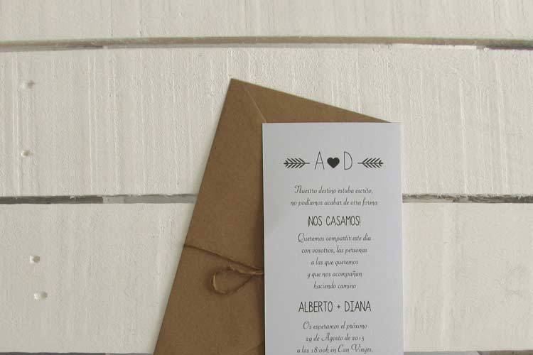 Invitación de boda