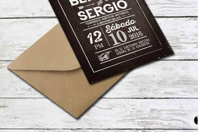 Invitación de boda