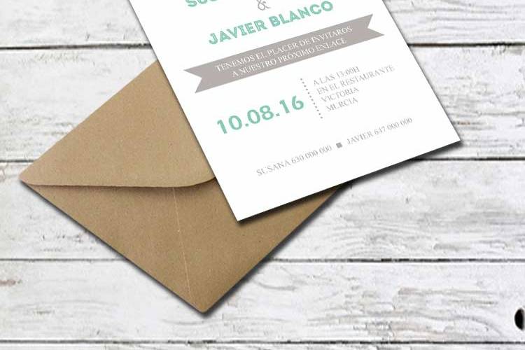 Invitación de boda