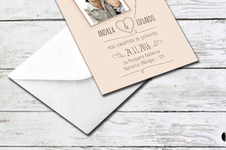 Invitación de boda