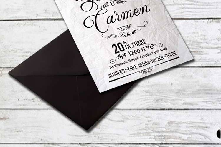 Invitación de boda