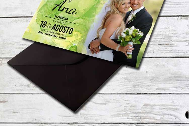 Invitación de boda