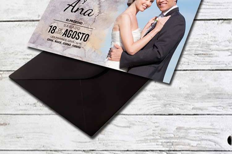 Invitación de boda