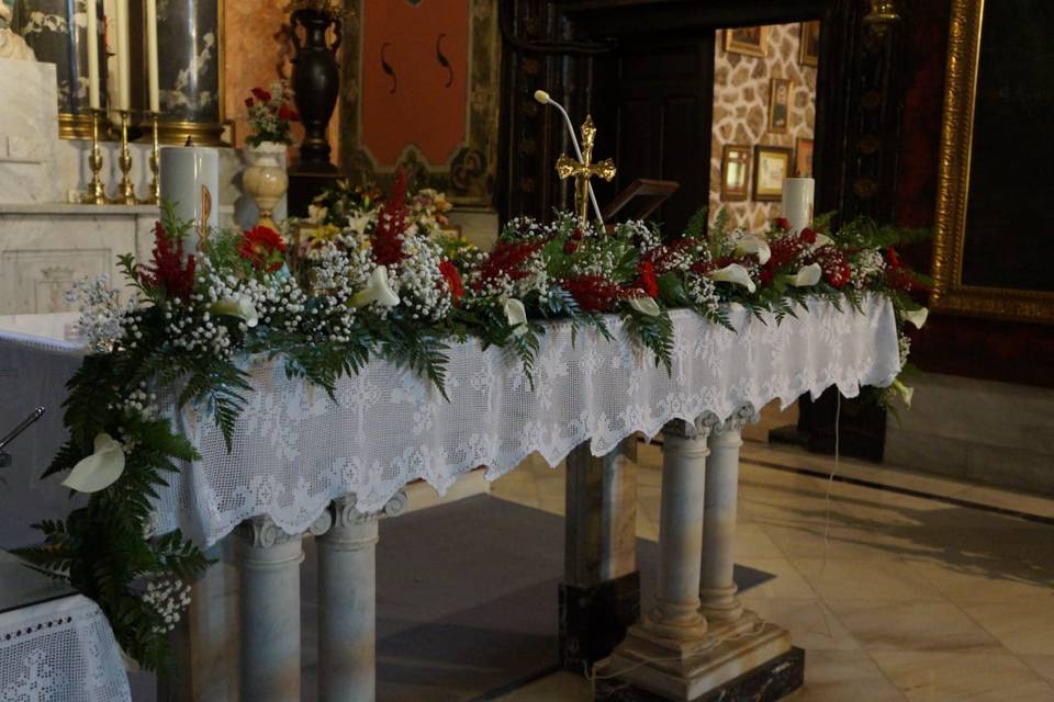 Decoración del altar