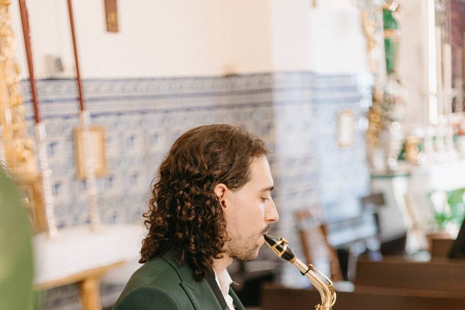Saxofonista boda