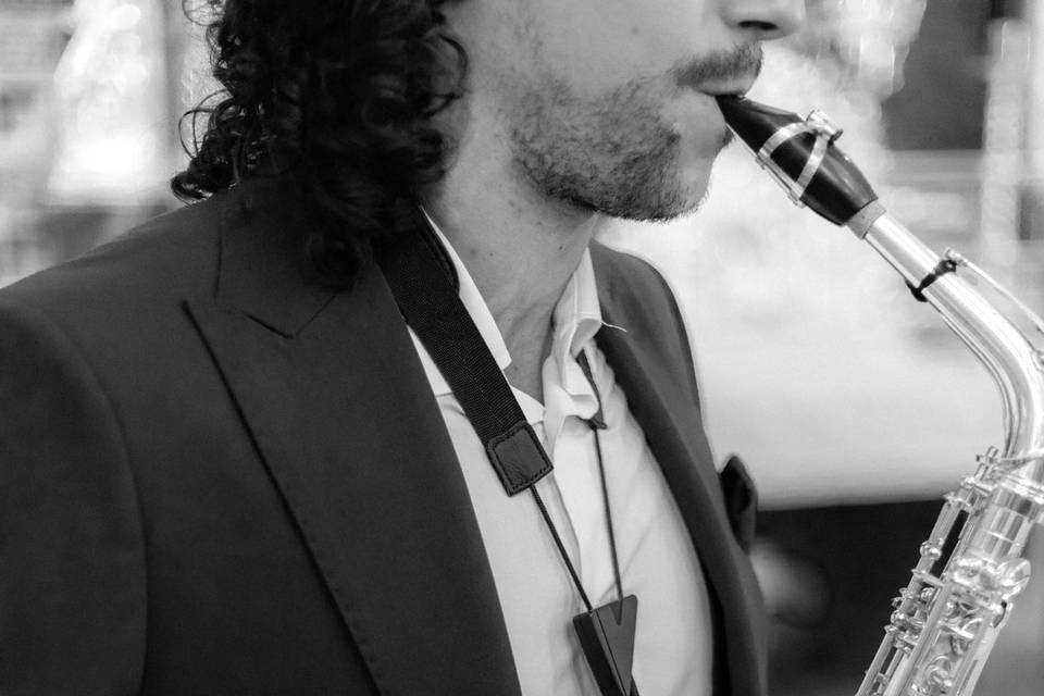 Saxofonista boda