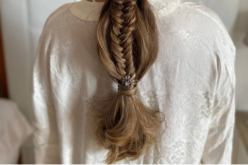 Trenza  cabello largo