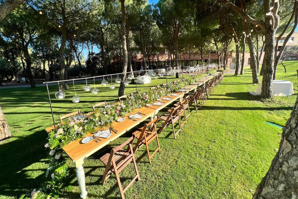 Boda en mesa imperial