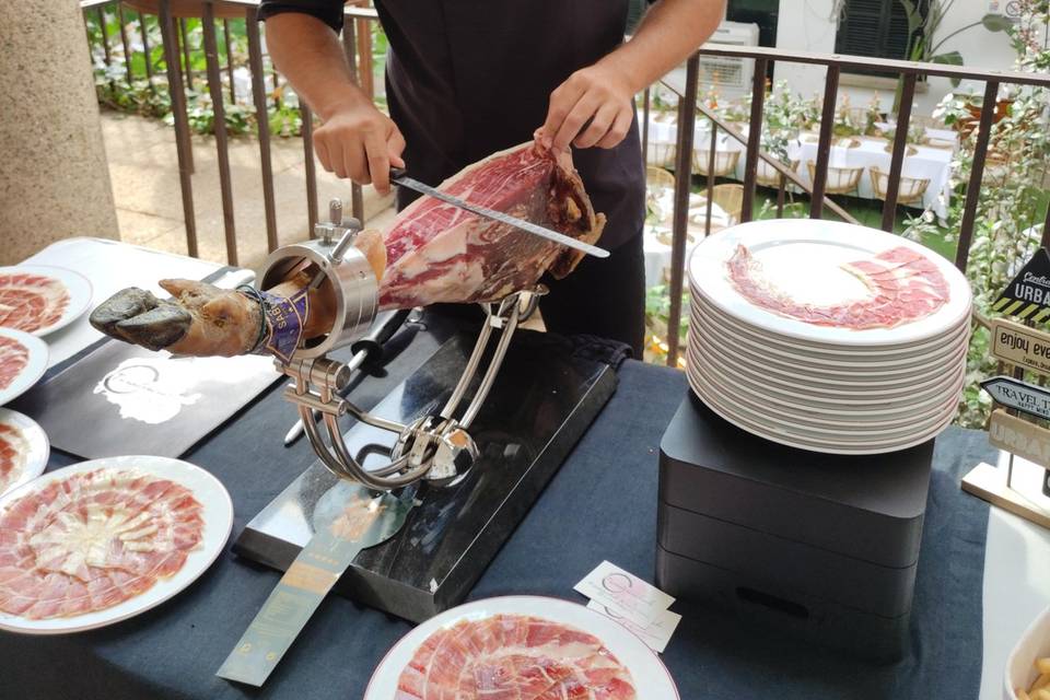 Cortador profesional de jamón