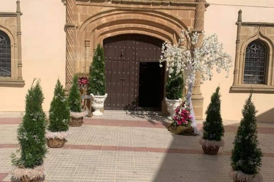 Entrada de la iglesia