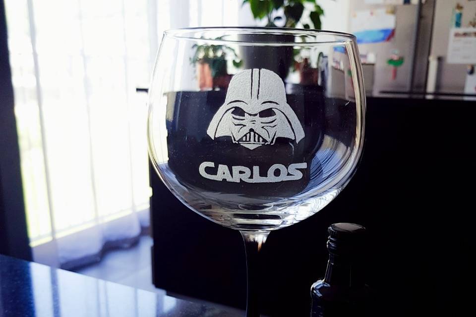 Copa de gintonic de star wars