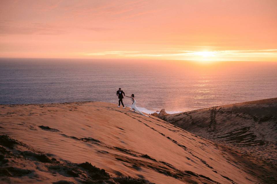 Novios en el horizonte