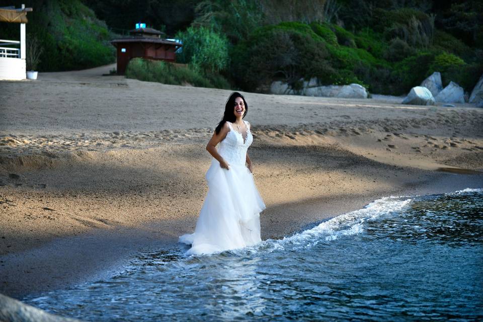 Postboda en la playa